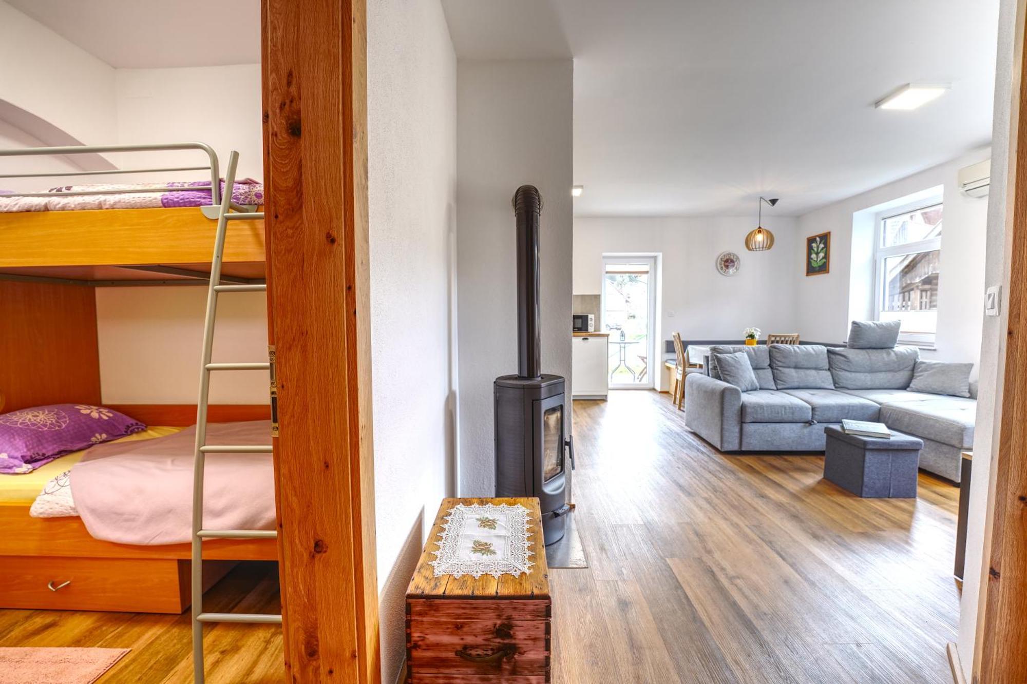בוהין Apartma In Studio Jerca Ob Savi מראה חיצוני תמונה